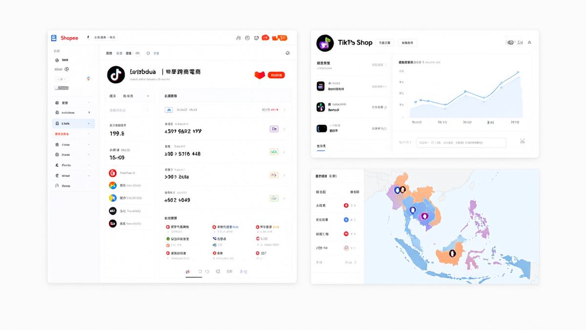 東南亞跨境電商Shopee/Lazada/TikTok Shop賣家後台